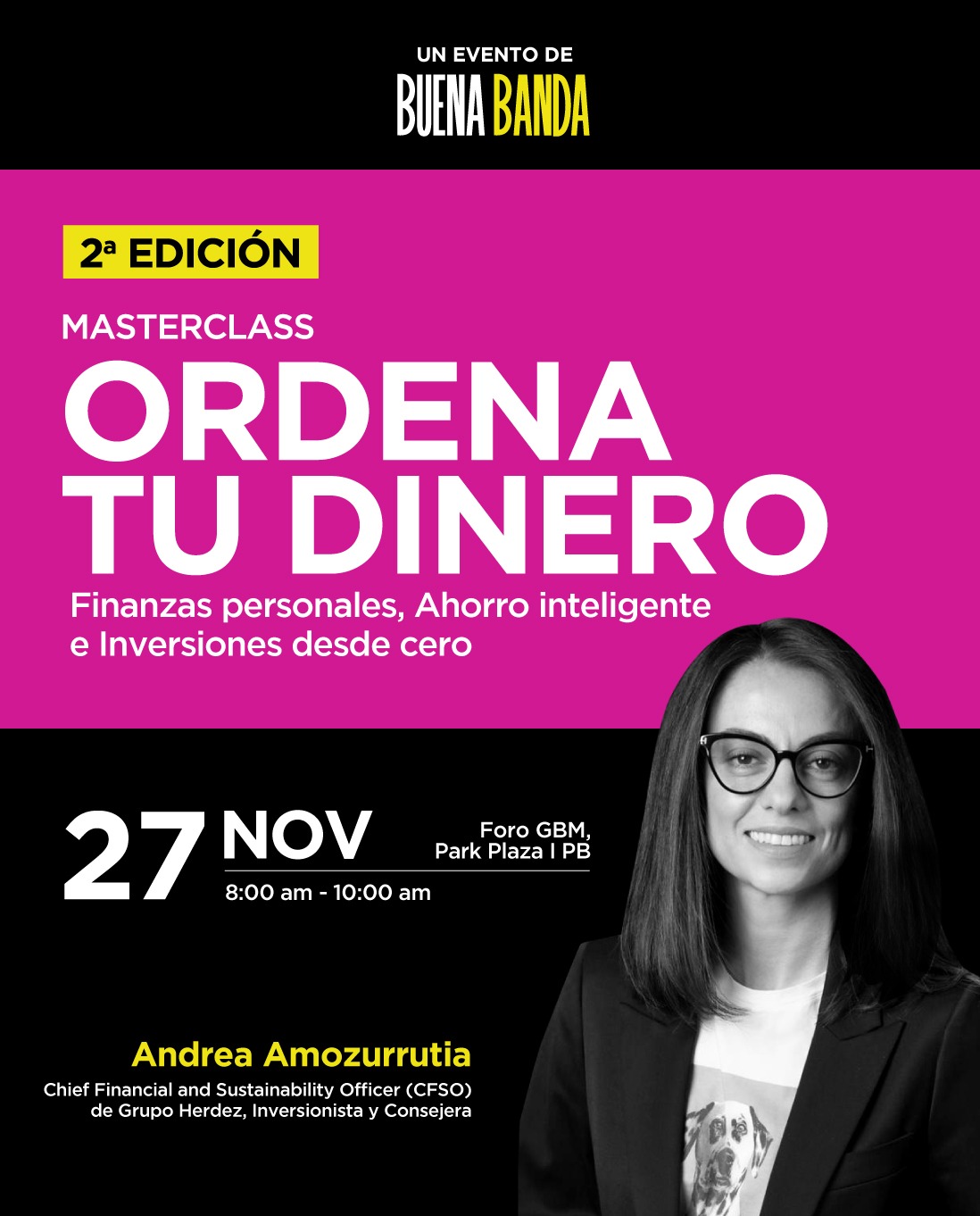 Ordena Tu Dinero, con Andrea Amozurrutia